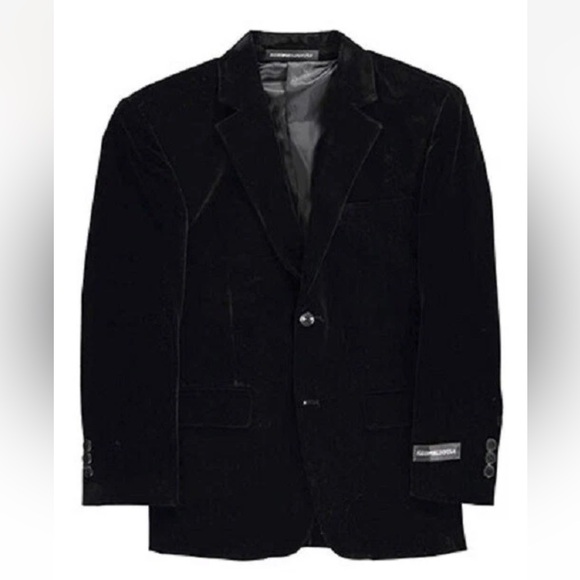 Kid’s World Other - {preloved} Boy’s Classic Black Velvet Blazer